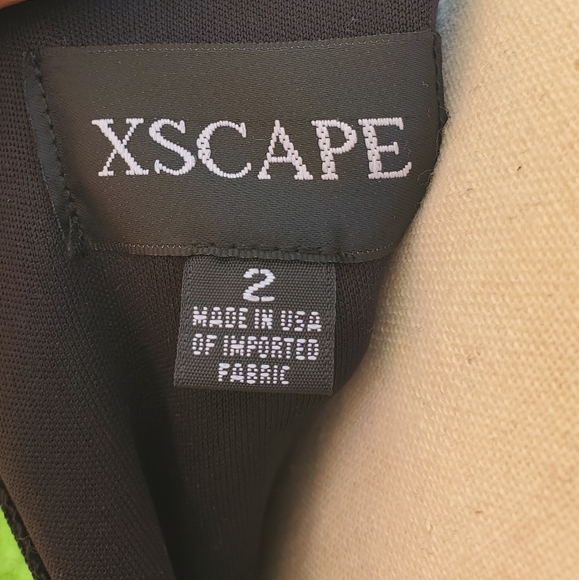 XSCAPE Pleated Floral-Print Gown - Picture 4 of 7